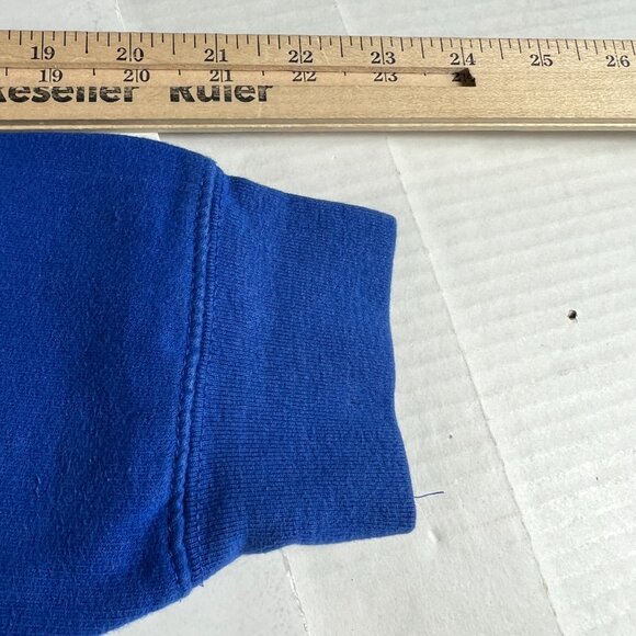 Y2K Duke Blue Devils Sweatshirt Adult Medium Blue Faded Pullover Hoodie - Picture 13 of 16